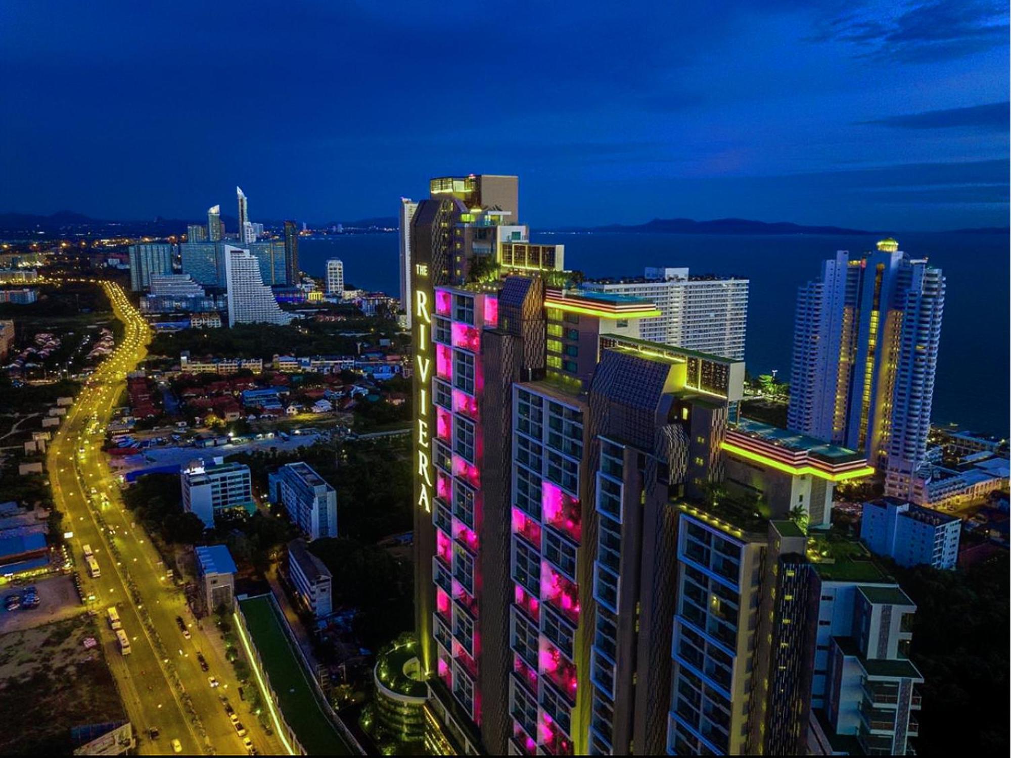 芭提雅高层海景奢华公寓the Riviera Jomtien生香家直达海滩2704 Экстерьер фото